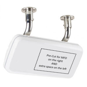 NavPod SystemPod Pre-Cut f/Garmin GPSMAP&reg; 723/723xsv/743/743xsv On Right & Extra Space On Left f/9.5″ Wide Guard