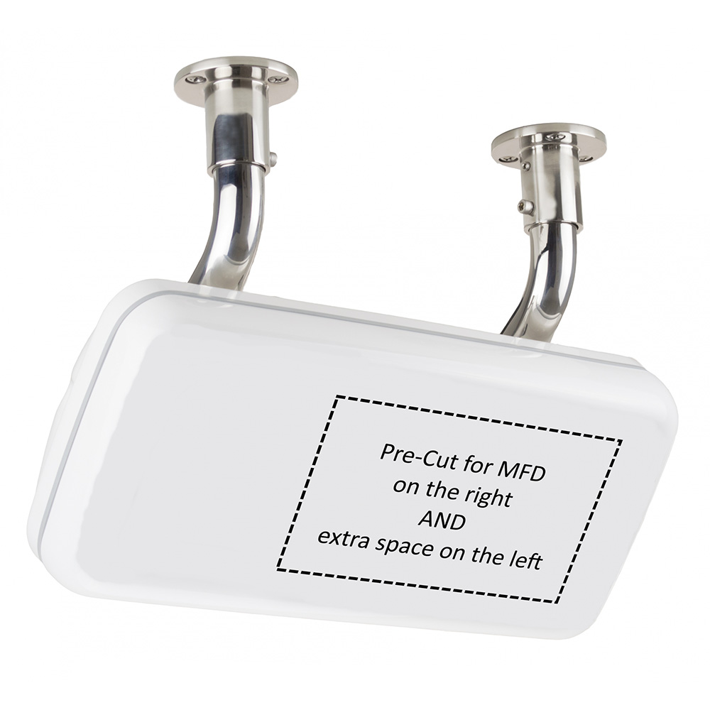 NavPod SystemPod Pre-Cut f/Garmin GPSMAP® 723/723xsv/743/743xsv On Right & Extra Space On Left f/9.5″ Wide Guard NavPod SystemPod Pre-Cut f/Garmin GPSMAP® 723/723xsv/743/743xsv On Right & Extra Space On Left f/9.5″ Wide Guard