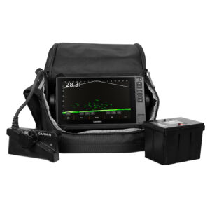 Garmin ECHOMAP&trade; UHD2 93SV LiveScope&trade; Plus Ice Fishing Bundle LI w/ECHOMAP&trade; UHD2 93sv, LiveScope Plus System & Lithium-ion Battery