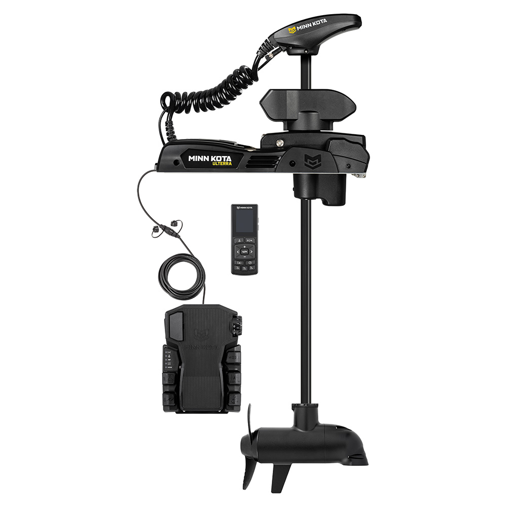 Minn Kota Ulterra QUEST™ 90/115 Trolling Motor DSC/WR 24/36V, 90/115lb Thrust, 45″ Shaft, Wireless Remote Minn Kota Ulterra QUEST™ 90/115 Trolling Motor DSC/WR 24/36V, 90/115lb Thrust, 45″ Shaft, Wireless Remote