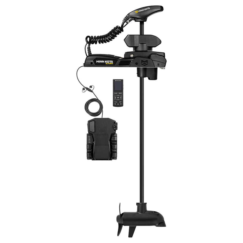 Minn Kota Ulterra QUEST™ 90/115 Trolling Motor DSC/WR 24/36V, 90/115lb Thrust, 60″ Shaft, Wireless Remote Minn Kota Ulterra QUEST™ 90/115 Trolling Motor DSC/WR 24/36V, 90/115lb Thrust, 60″ Shaft, Wireless Remote