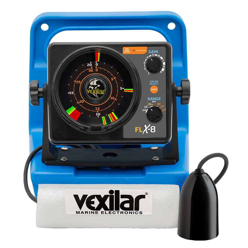 Vexilar FLX-8 Genz Pack w/12-Degree Ice-Ducer Vexilar FLX-8 Genz Pack w/12-Degree Ice-Ducer