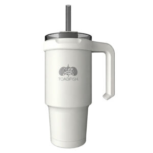 Toadfish SmartGrip Tumbler Non-Tip – 24oz – White