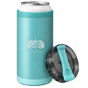 Toadfish SmartGrip 4-in-1 Can Cooler – 12oz – Teal
