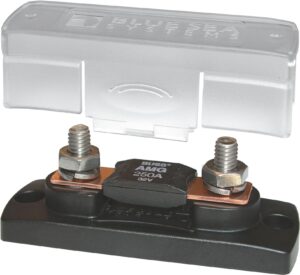 Blue Sea 5001 MEGA/AMG Fuse Block with Cover 100 to 300 Amp