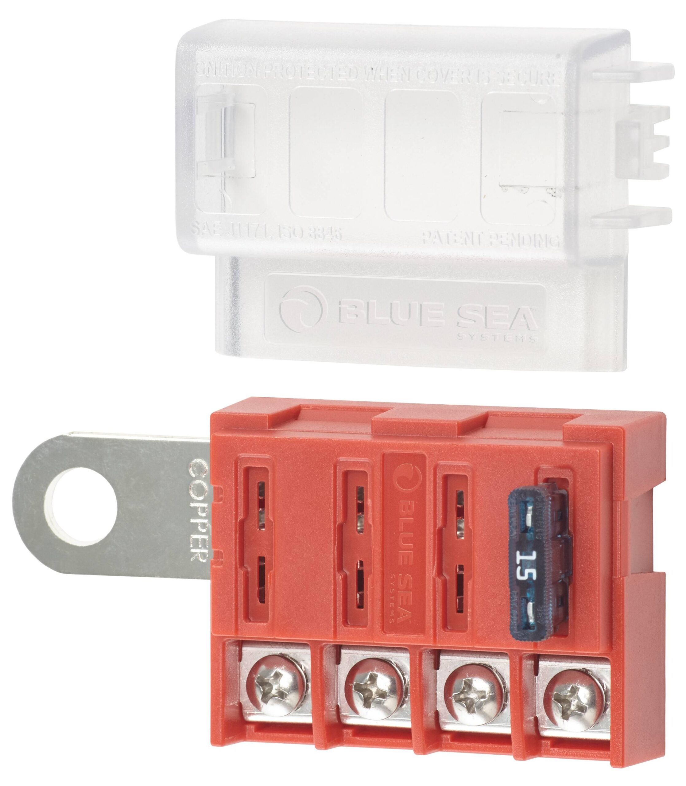 Blue Sea 5023 ST Blade Battery Terminal Mount Fuse Block Blue Sea 5023 ST Blade Battery Terminal Mount Fuse Block