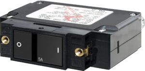 Blue Sea C-Series Flat Rocker Circuit Breaker Single Pole 5A