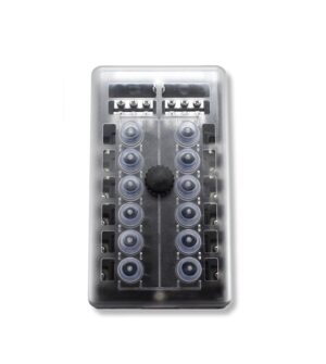 Bluewater 12 Position Circuit Breaker Panel W/Cover