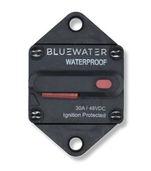Bluewater Hi AMP Panel Mount 30AMP Resettable