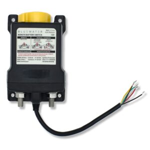 Bluewater Remote Solenoid Battery Switch, Auto Release, 12V