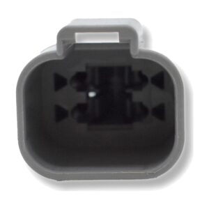 Bluewater 4 Position DT Male Connector with Wedge Lock, Deutsch Compatible
