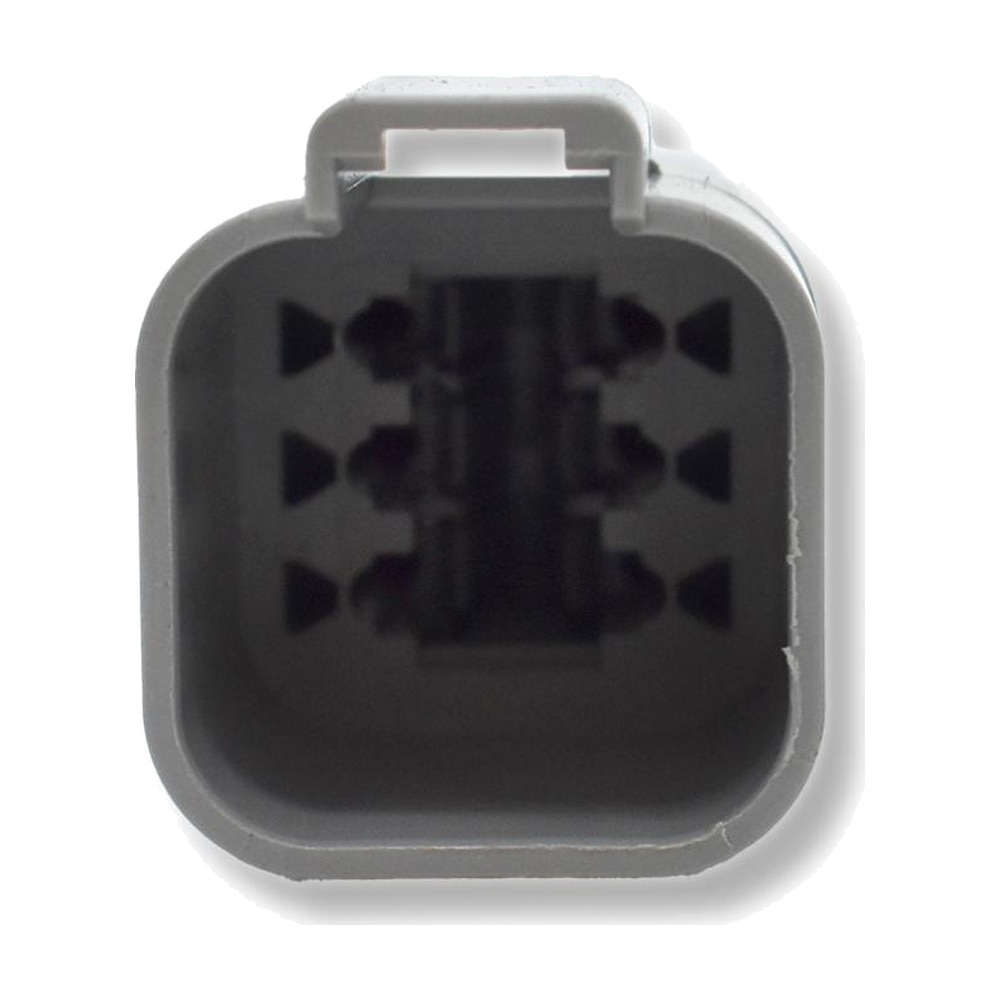 Bluewater 6 Position DT Male Connector with Wedge Lock, Deutsch Compatible Bluewater 6 Position DT Male Connector with Wedge Lock, Deutsch Compatible