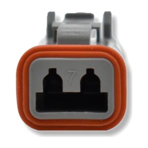 Bluewater 2 Position DT Female Connector with Wedge Lock, Deutsch Compatible